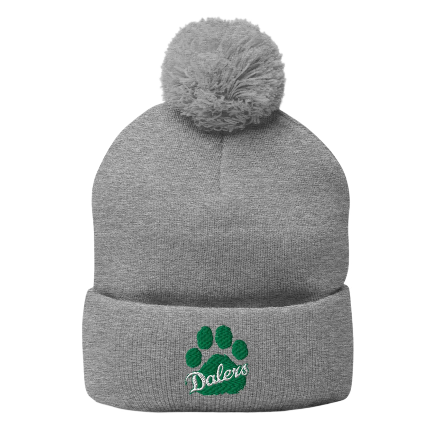 Farmingdale HS | Paw Print Pom Beanie (2 color options)