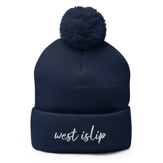 West Islip Script | Pom Beanie