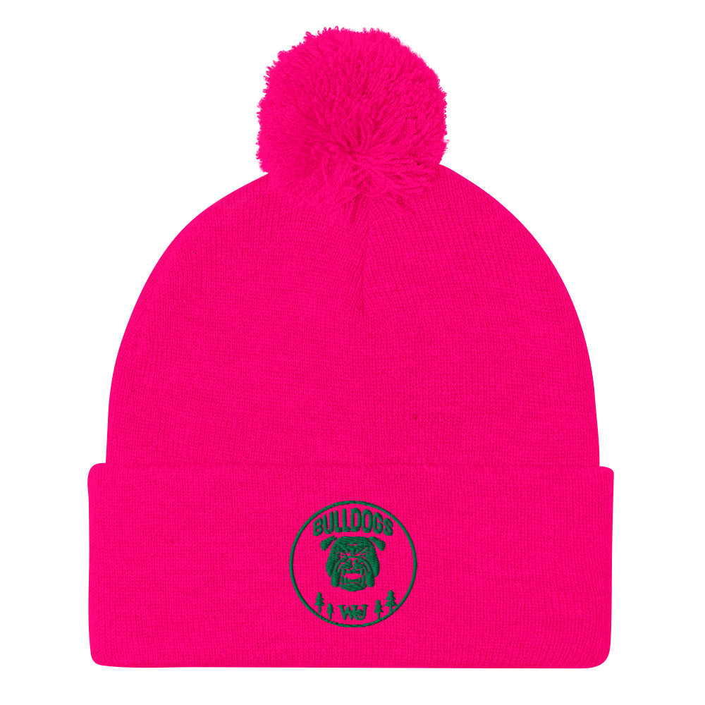 Bulldog | Pom Beanie (2 color options)