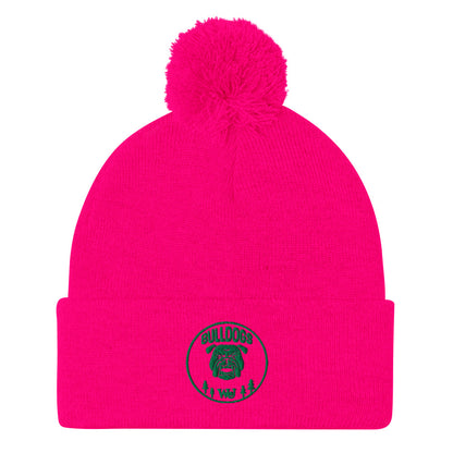 Bulldog | Pom Beanie (2 color options)