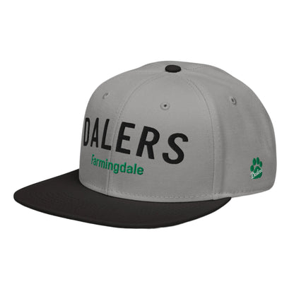 Farmingdale HS | Dalers Arch Snapback Hat (9 color options)