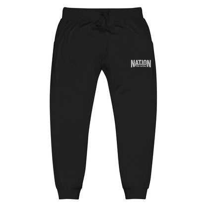 Nation Logo | UNISEX Fleece Sweatpants (4 color options)
