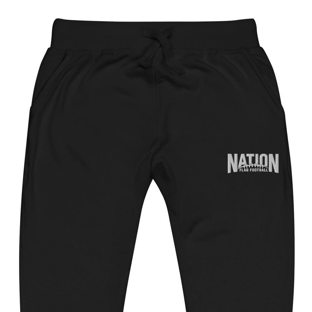 Nation Logo | UNISEX Fleece Sweatpants (4 color options)