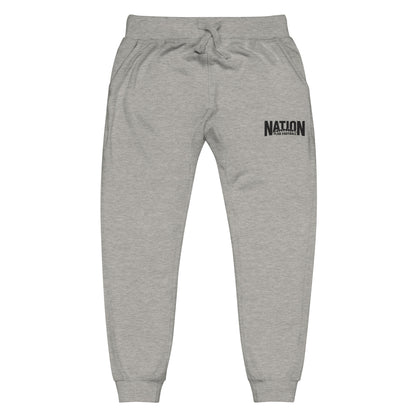 Nation Logo | UNISEX Fleece Sweatpants (4 color options)
