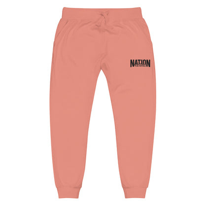Nation Logo | UNISEX Fleece Sweatpants (4 color options)