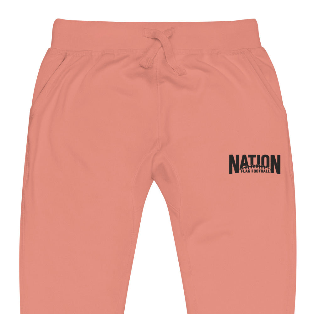 Nation Logo | UNISEX Fleece Sweatpants (4 color options)