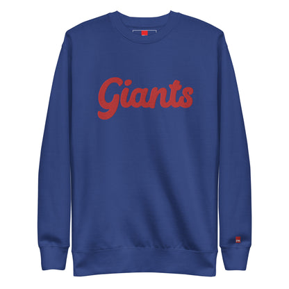 NY Giants | Embroidered Unisex Premium Sweatshirt