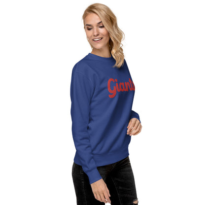 NY Giants | Embroidered Unisex Premium Sweatshirt