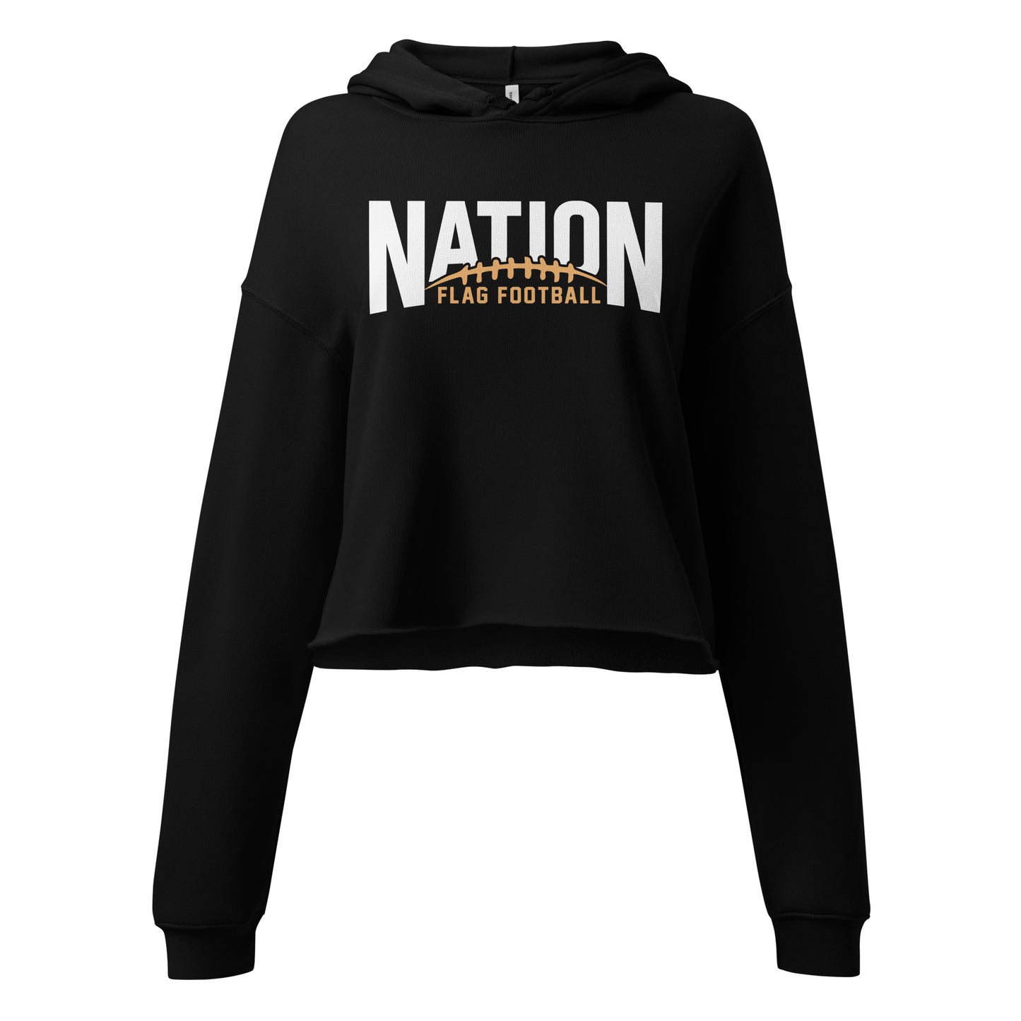 Nation Logo | WOMEN'S Cropped Hoodie (2 color options)