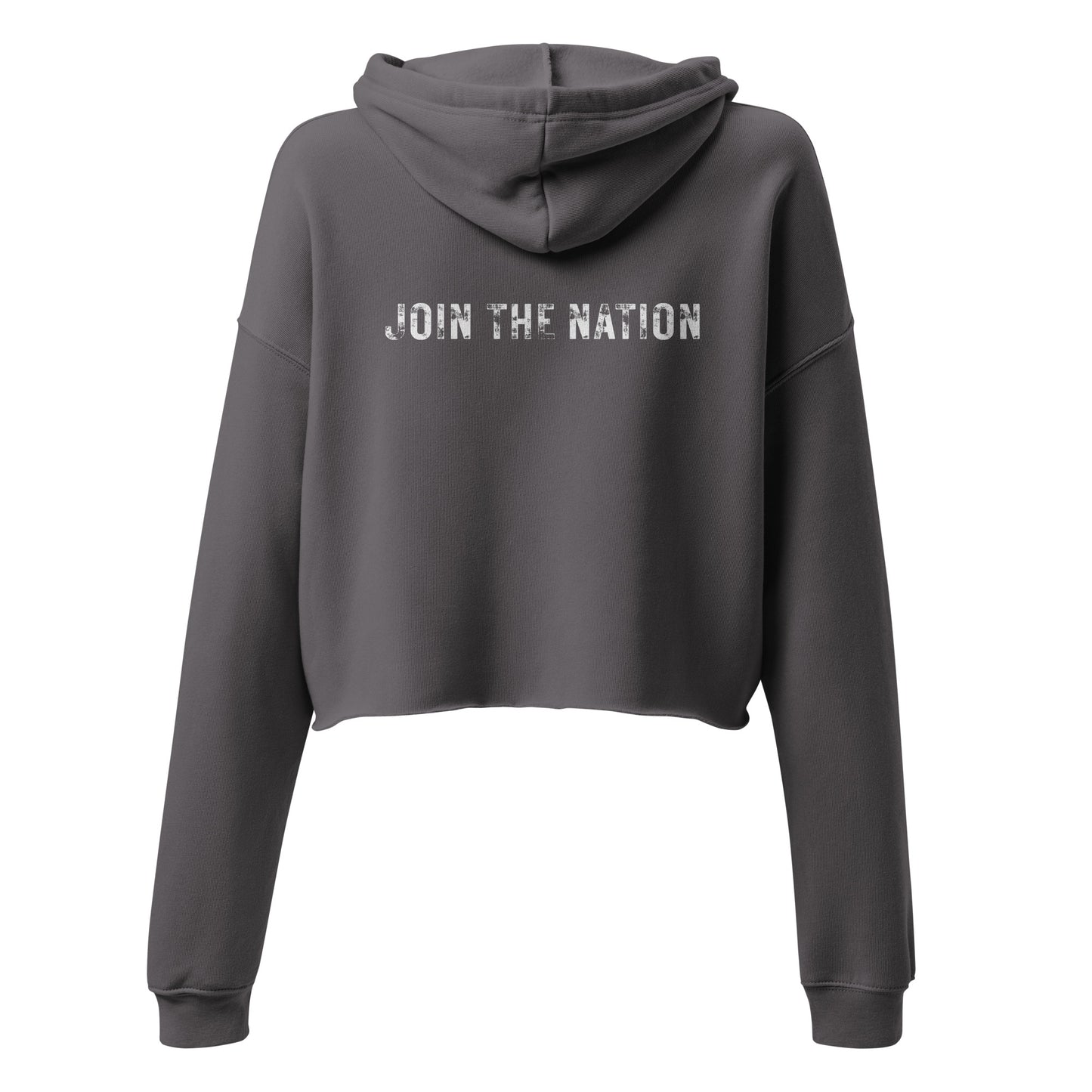 Nation Logo | WOMEN'S Cropped Hoodie (2 color options)
